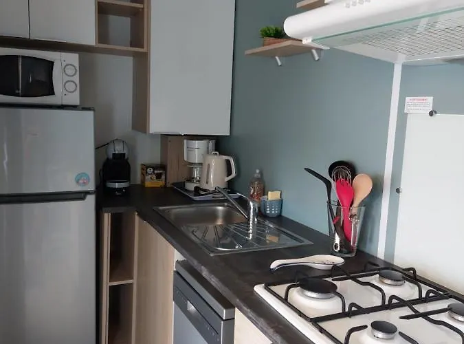 Mobil-home La Perle Bleue Campingplatz *